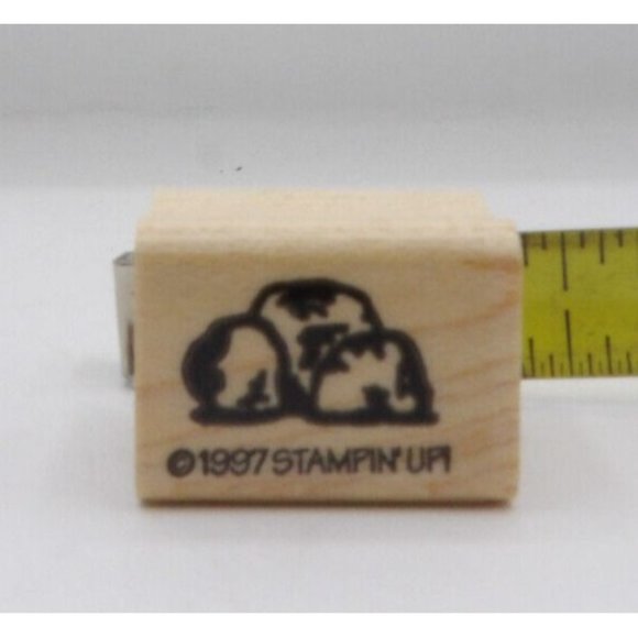 Stamps Set Sensational Scenery Stampin' Up! Set of 6 with box  ©1997 - Picture 14 of 16